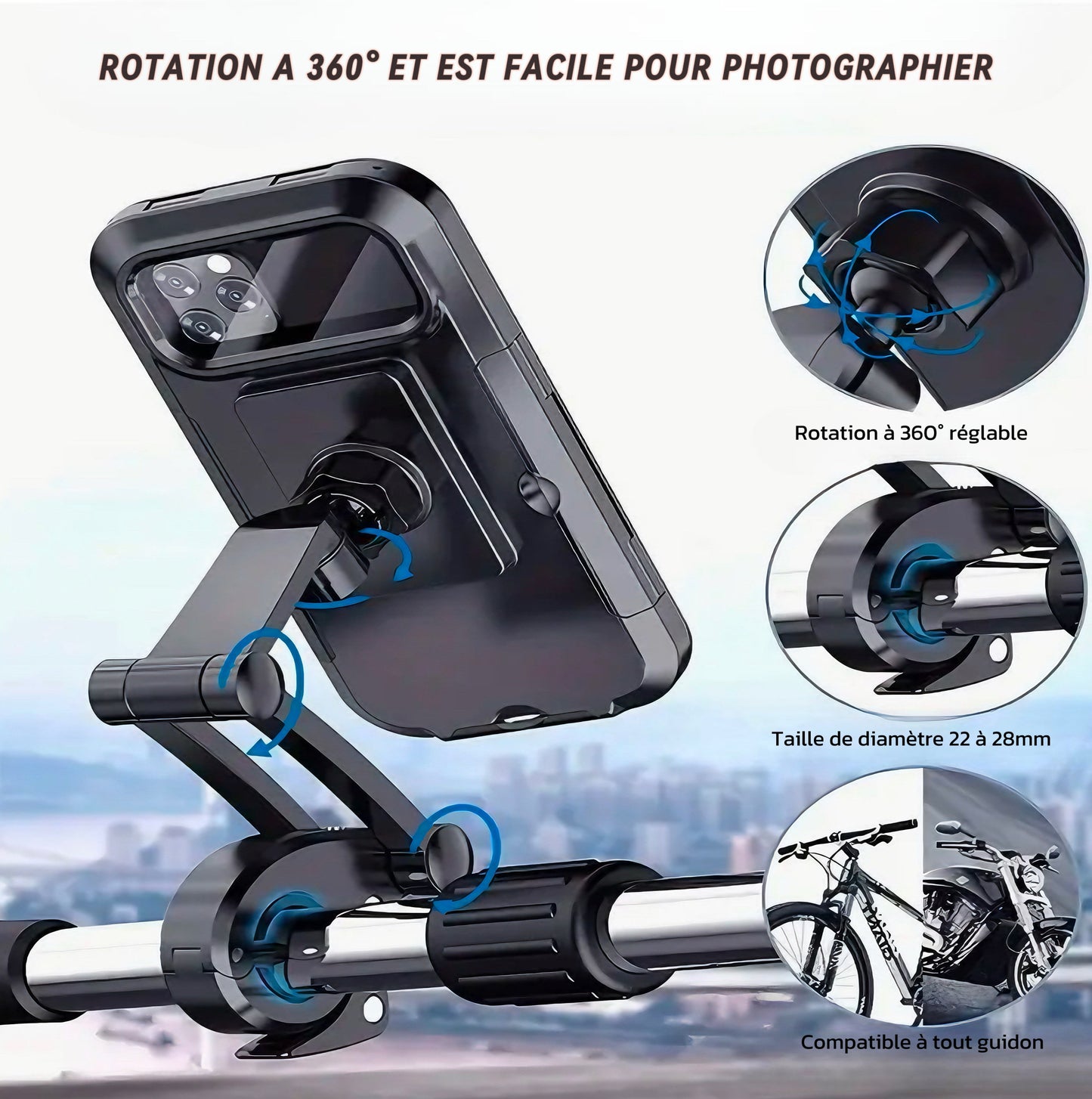 Support Universel Étanche - CRAZYBIKELIFE