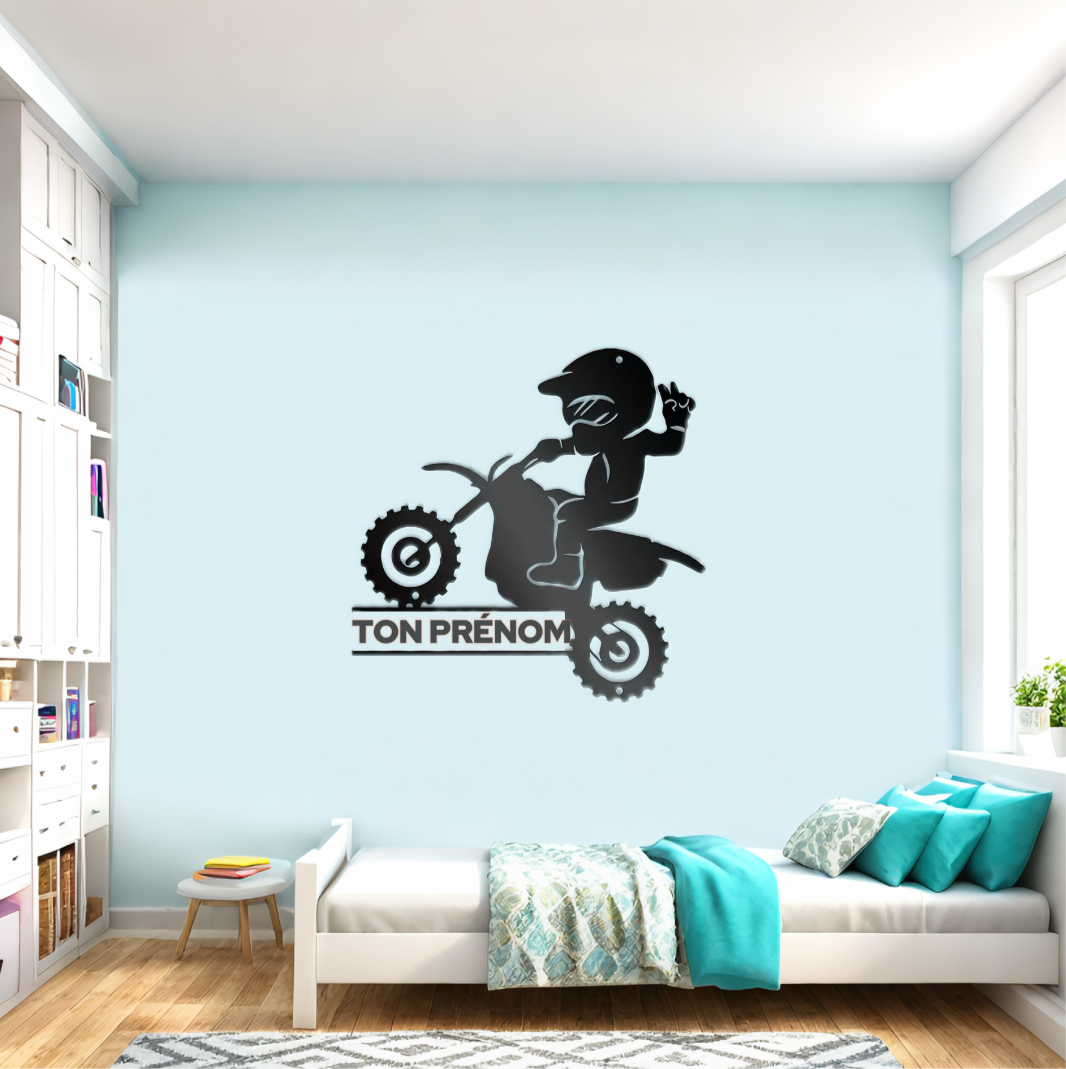 Plaque Murale Moto Personnalisable - CRAZYBIKELIFE