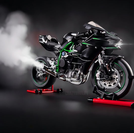 MOTO DE COLLECTION MINIATURE KAWASAKI NINJA H2R - échelle 1:6 - CRAZYBIKELIFE