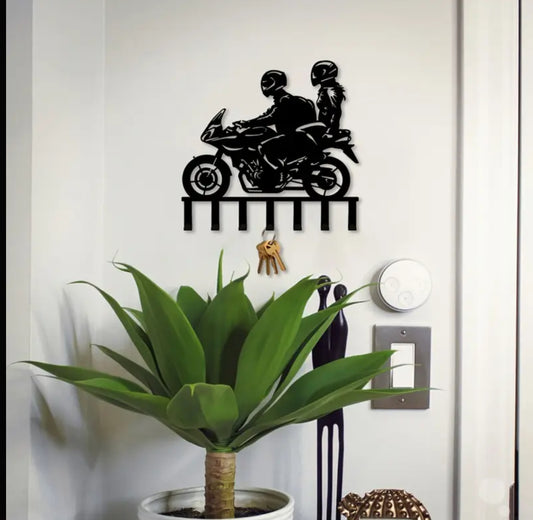 Porte-clés mural en métal - CRAZYBIKELIFE