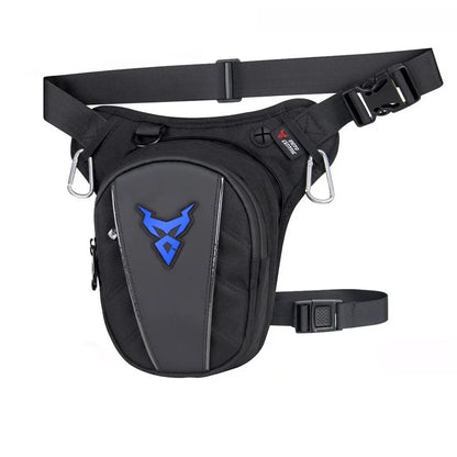 Sacoche de jambe imperméable bleue