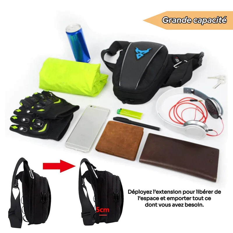 Sacoche de jambe imperméable – grande capacité